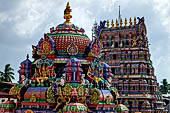 The great Chola temples of Tamil Nadu - The Swaminathan Temple of Swamimalai. The entrance gopura seen from the terrace. 